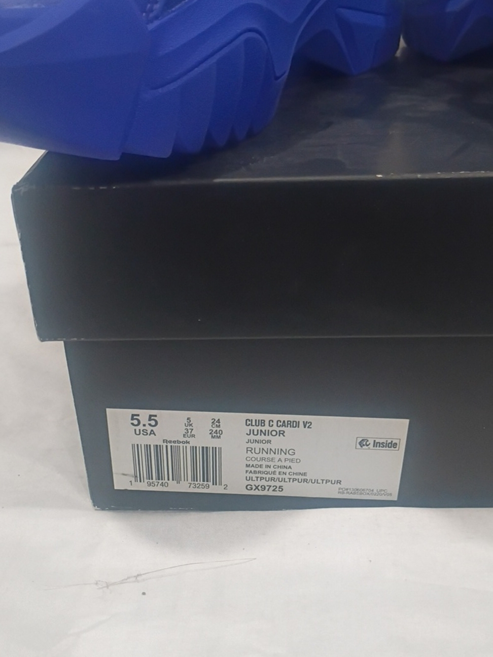 Reebok Junior Club C Cardi V2 Shoe in Bright Blue